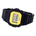 Reloj pulsera Casio DW-5600E-1VDF con correa de resina color negro - fondo gris