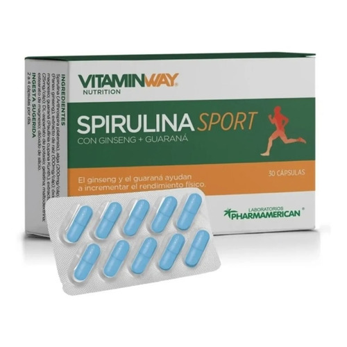 Vitamin Way Spirulina Sport Mejora Rendimiento Físico