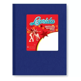 Cuaderno Laprida X 50 Hojas Rayado Tapa Dura Forrado Araña Color Azul