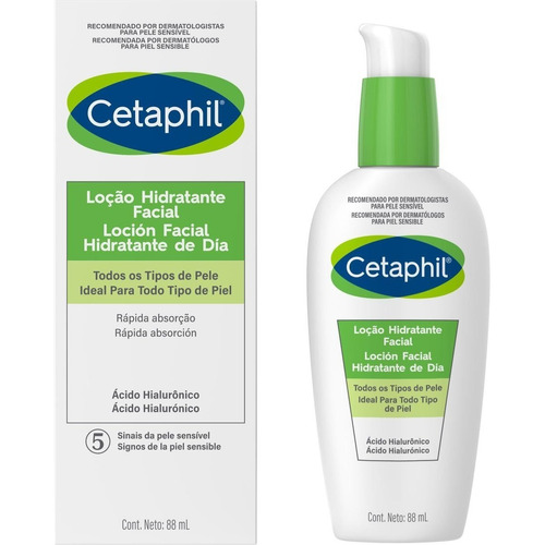Cetaphil Locion Facial Hidratante Dia C/ Acido Hialuronico Tipo de piel Todo tipo de piel