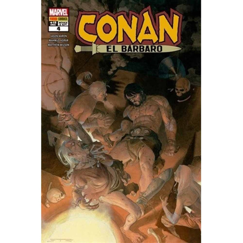 Conan El Barbaro 04, De Aaron Asrar. Serie Conan El Barbaro Editorial Panini Comics Argentina, Tapa Blanda, Edición 1 En Español, 2020