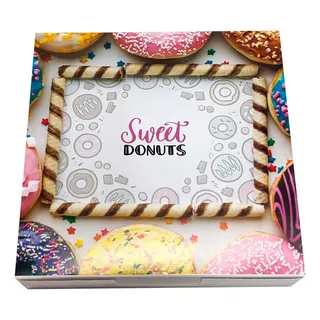 Embalagem Para Donuts P (16,3x16,3 X3,3 Cm) - 100 Unidades