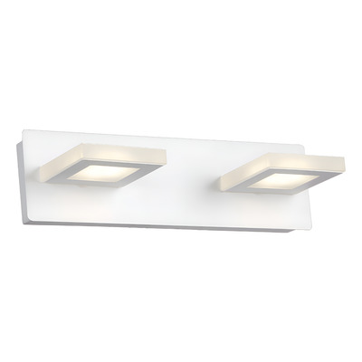 Aplique Led 2 Luces 10w Moderno Ultimo En Tecnologia Mks Blanco