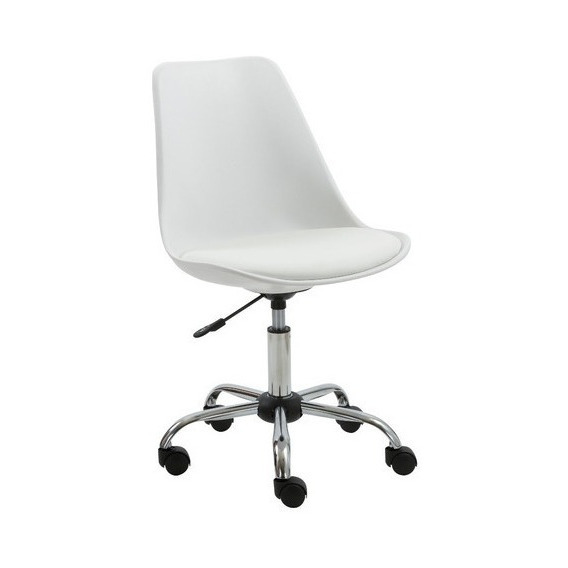 Silla Escritorio Oficina Pc Eames Con Ruedas Almohadón