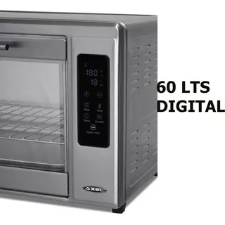 Horno Electrico Digital 60lts 2000w Axel Ax-hd60a Color Plateado