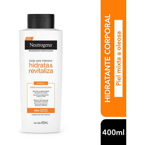 Crema Corporal Neutrogena Body Care Intensive Hidrata & Revitaliza X 400 Ml