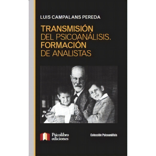 Transmision Del Psicoanalisis  Formacion De An, De Luis Campalans Pereda. Editorial Psicolibro En Español