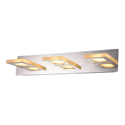 Aplique Led 2 Luces Moderno Cromo 10w Alta Potencia Mks