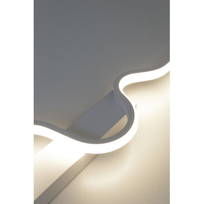 Aplique Pared Dada 19193/bl Blanco Led 22w Deco Moderno Cie