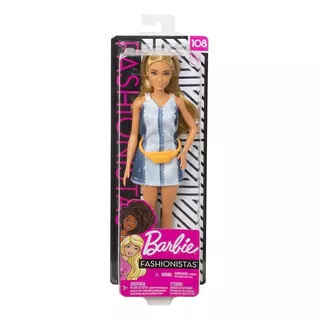  Barbie Fashionistas 2019 Número 108 Com Sardas Denim Dress