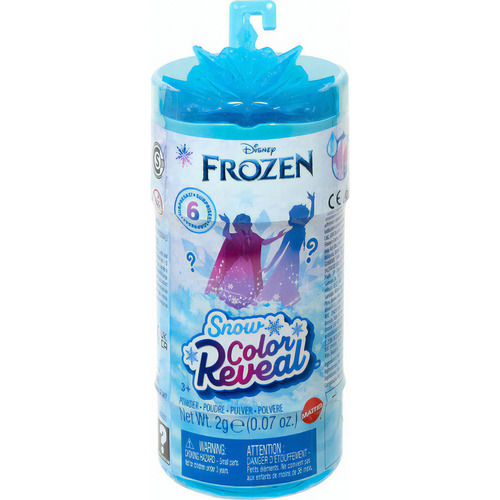 Disney Frozen - Snow Color Reveal - 6 Sorpresas - Mattel