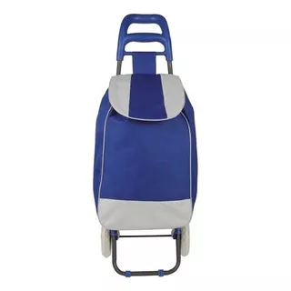 Carrinho De Compras Bag 2 Rodas Bolsa Leva Tudo 30kg Mor 002498 Azul