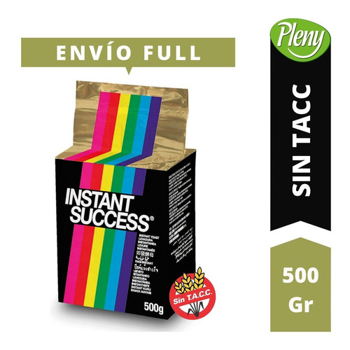 Levadura Instant Success Masa Dulce X 500 Gr - Sin Tacc