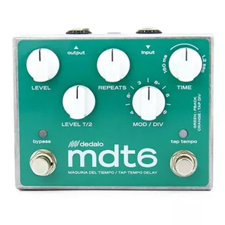 Pedal De Efecto Dedalo Maquina Del Tiempo Mdt-6  Verde