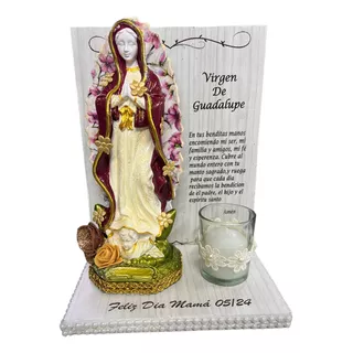 Virgen De Guadalupe En Yeso