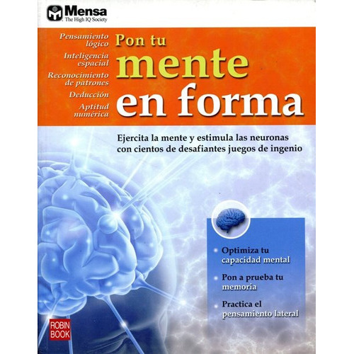 Pon Tu Mente En Forma, De X.x.. Editorial Robin Book, Tapa Blanda En Español, 2007