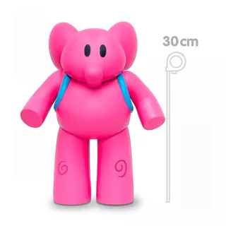 Boneco De Vinil Turma Do Pocoyo Elly Versão Grande 28cm