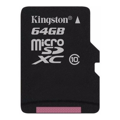 Tarjeta de memoria Kingston SDC10G2 con adaptador SD 64GB