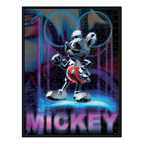 Rompecabezas Disney 100 Mickey Aniversario 300 Pz Caja Metal