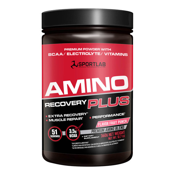 New Amino Recovery Plus 357gr Fruit Punch, Sl