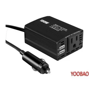 Inversor Corriente Dc12v Ac220v Usb 3.1 5v Yoobao 150w Acme