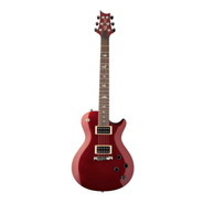 Guitarra Eléctrica Prs Se Series Se 245 De Arce/caoba Metallic Red Flameado Con Diapasón De Palo De Rosa