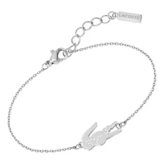 Pulsera Lacoste Crocodile Acero Inoxidable 2040046 Mujer