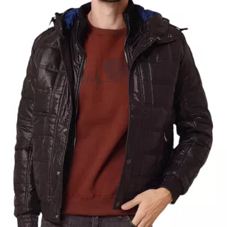 Campera Hombre Impermeable Importada Capucha Desmontable 