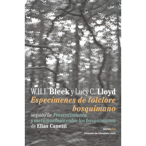 Especimenes Del Folclore Bosquimano, De Bleek, W.h.i.. Editorial Sexto Piso, Tapa Blanda, Edición 1 En Español, 2009