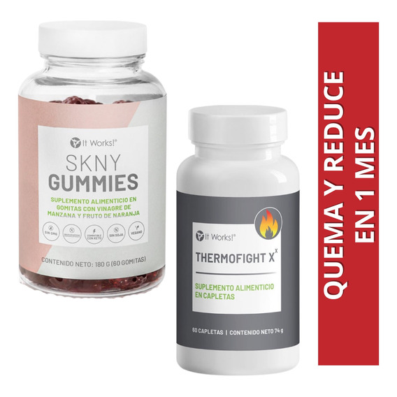 Sknny Gummies 60 Gomitas + Thermofight X (originales)