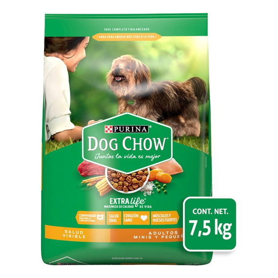 Alimento Purina Dog Chow Perro Adulto Mini Pequeño 7.5 Kg