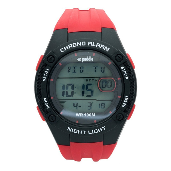Reloj Deportivo Hombre Malla De Caucho Paddle Watch 03530