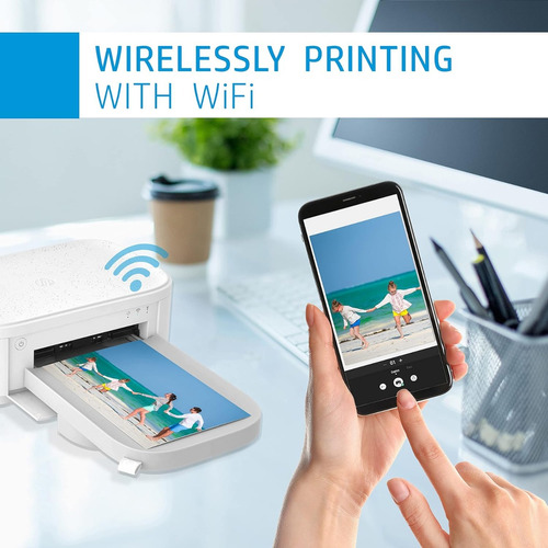 Impresora Portatil Wifi Hp Para Celular Tablet Android Ios Color Blanco