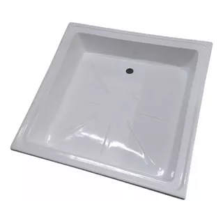 Receptaculo Plato De Ducha Baño 80x80 Premiun Fibra Blanco 