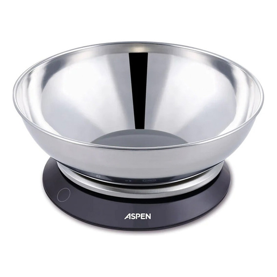 Balanza De Cocina Aspen Bc-210 Digital Recipiente Acero Capacidad máxima 3 kg