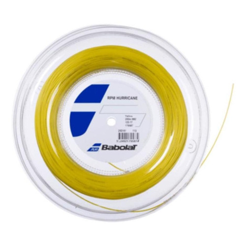 Cuerda Tenis Babolat Rpm Hurricane 1.30 X 200 Mts (amarillo) Color Amarillo