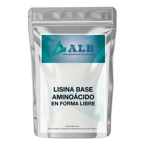 Lisina De Max Pureza Amino Libre En Polvo 100 Gr Alb Sabor Característico