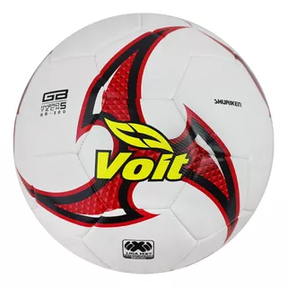 Balón Voit Soccer Shuriken Hibrido S300 N° 5 Color Blanco/rojo