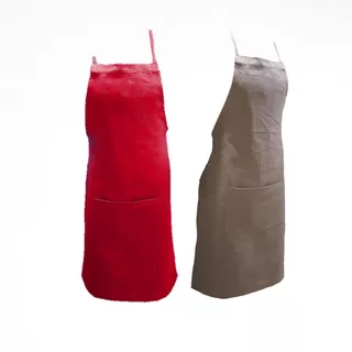 Delantal Gabardina 8oz Con Bolsillo Linco T/grafa