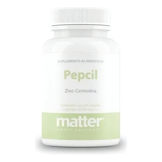 Matter Pepcil-gi Zinc-carnosina Quelado 60 Caps Sabor Natural