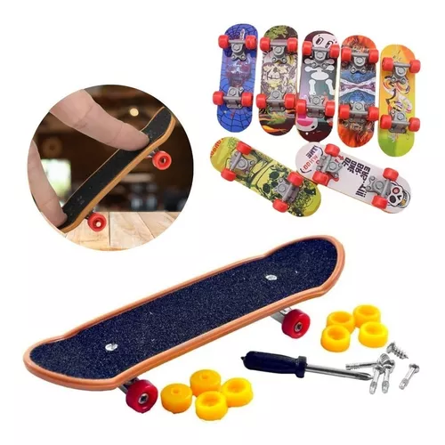 Skate De Dedo Com Lixa Fingerboard Presente Para Criança