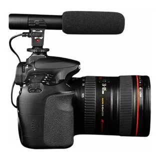 Microfone Para Câmera De Vídeo Dslr Filmadora P2 3,5mm