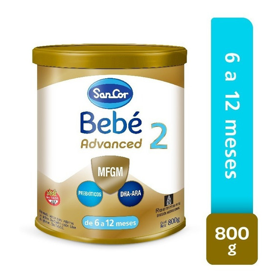 Sancor Bebe Advanced Formula Etapa 2 Lata X 800 Gr