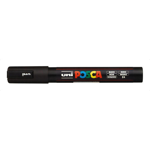 Uni-posca 15621 Marcador Fibra Pc-5m Negro