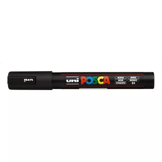 Uni-posca 15621 Marcador Fibra Pc-5m Negro