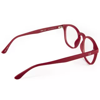 Lente Oftálmico Pop Line Ivt001.57.50 Rojo Hombre