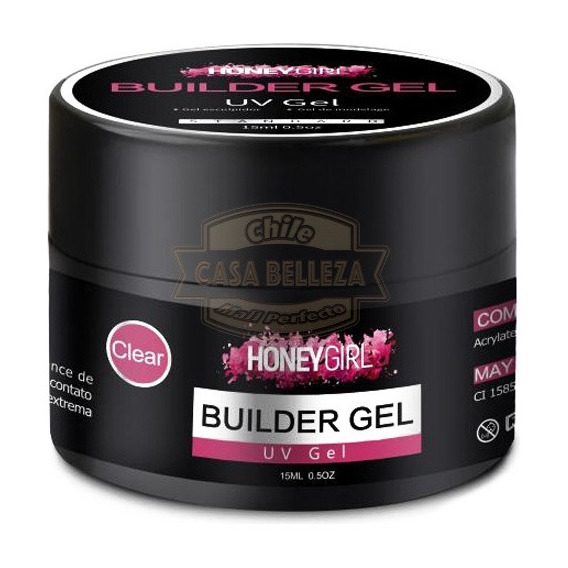 Honeygirl®  Uv Gel Builder 15ml (clear)
