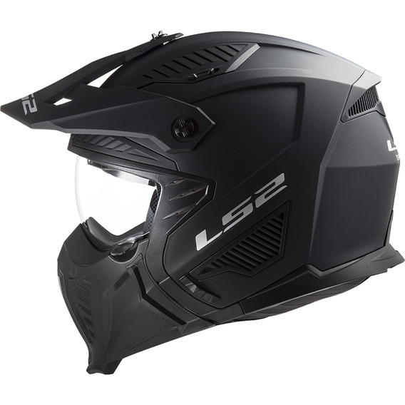 Casco Moto Ls2 Drifter Negro Mate Modular Ecer2206 S A 2xl