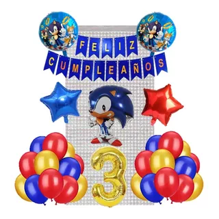 Globos Para Cumpleaños Sonic