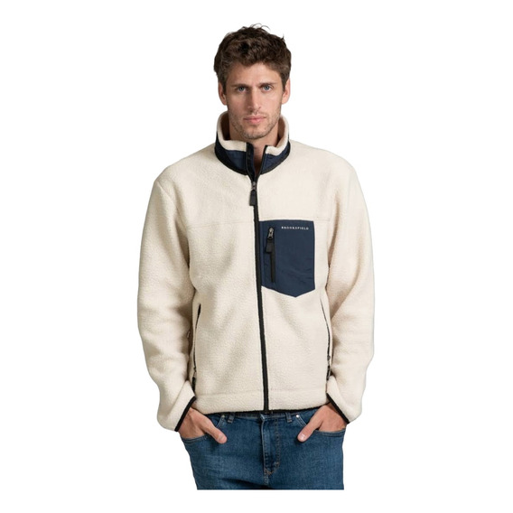 Campera Corderito Hombre Brooksfield Sport 7031b